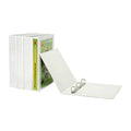 Marbig A4 White 65mm D-Ring Clearview Insert Binder Marbig