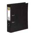 Marbig Foolscap Lever Arch File, Black - Durable Document Storage Marbig