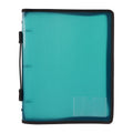 Marbig Green Zipper Binder with Handle - 25mm 3-Ring Marbig