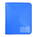 Marbig Blue Zipper Binder with Tech Case | 25mm D-Ring Marbig