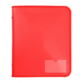 Marbig Red Zipper Binder with Tech Case | 25mm 2D Rings Marbig
