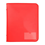 Marbig Red Zipper Binder with Tech Case | 25mm 2D Rings