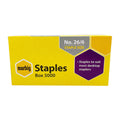 Marbig 26/6mm Staples - 5000 Pack for Standard Staplers Marbig