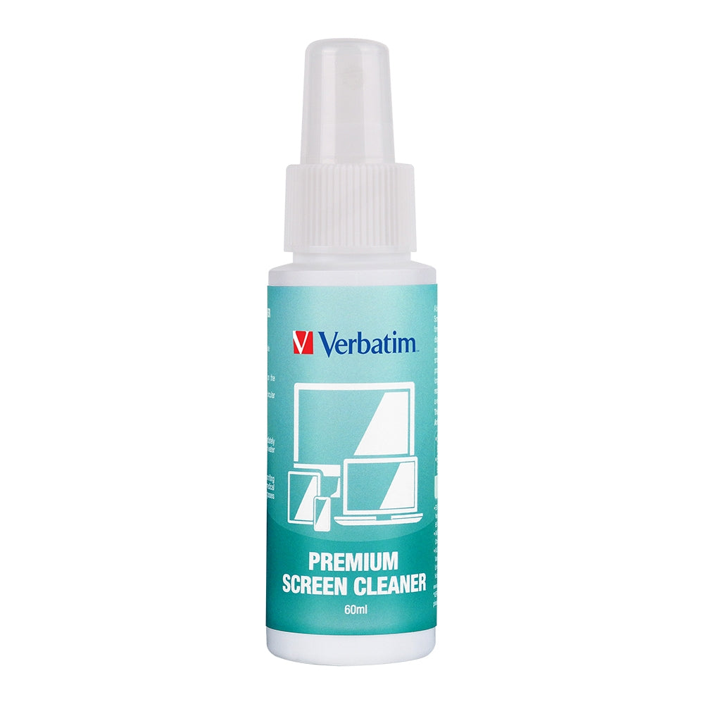 Verbatim Premium Antibacterial Screen Cleaning Kit for All Devices - 60ml 