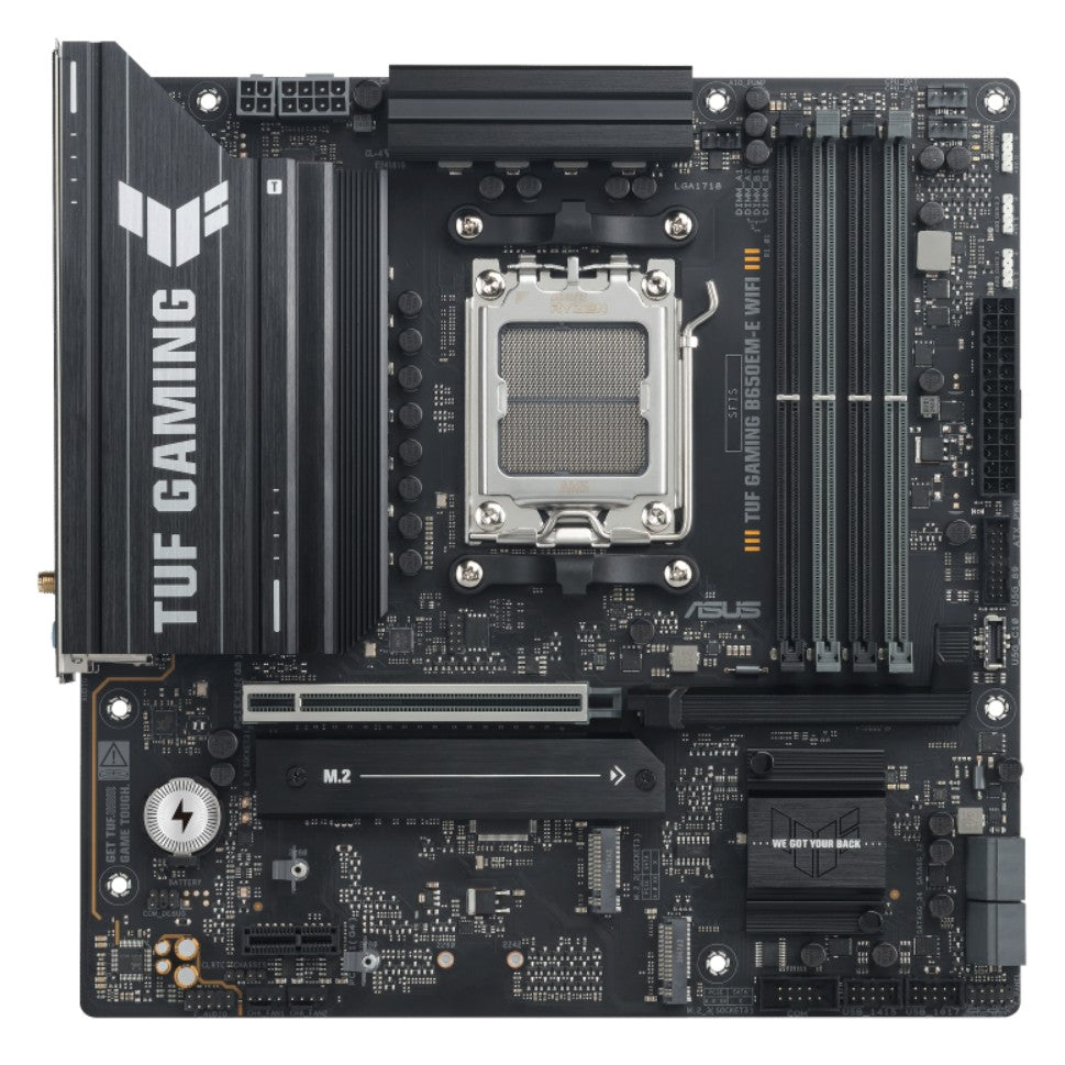 ASUS TUF GAMING B650EM-E WIFI AM5 Motherboard for Ryzen Gaming PCs ASUS