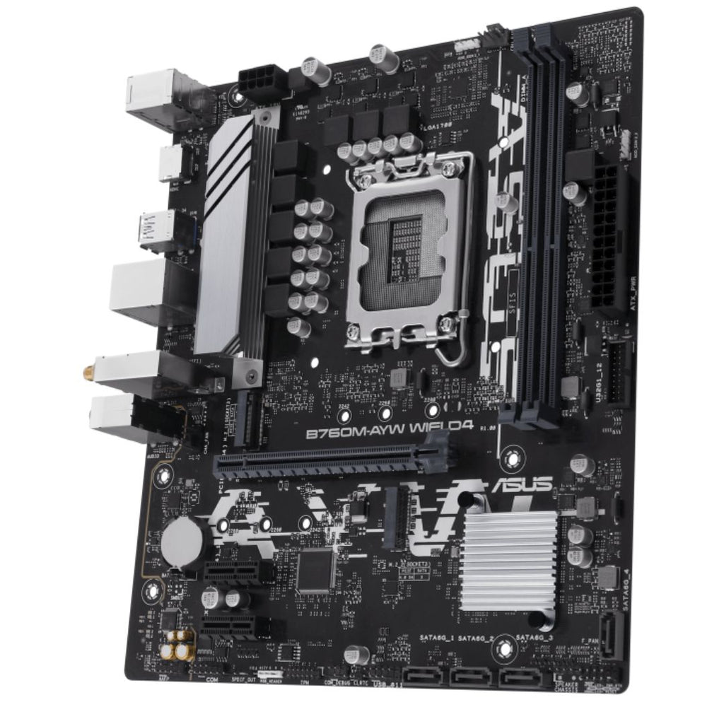 ASUS B760M-AYW WIFI D4 Motherboard - LGA 1700, WiFi 6, DDR4 ASUS