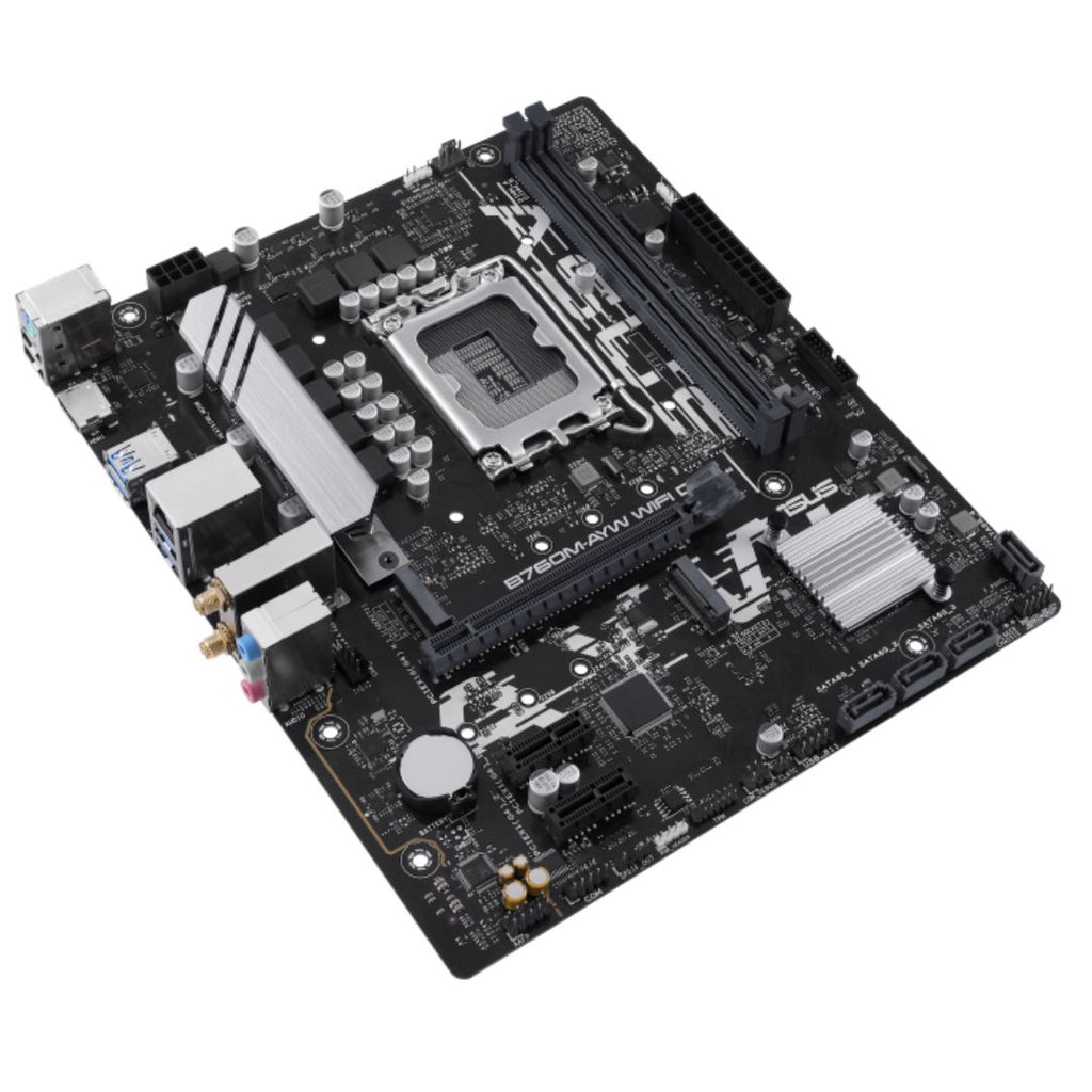 ASUS B760M-AYW WIFI D4 Motherboard - LGA 1700, WiFi 6, DDR4 ASUS