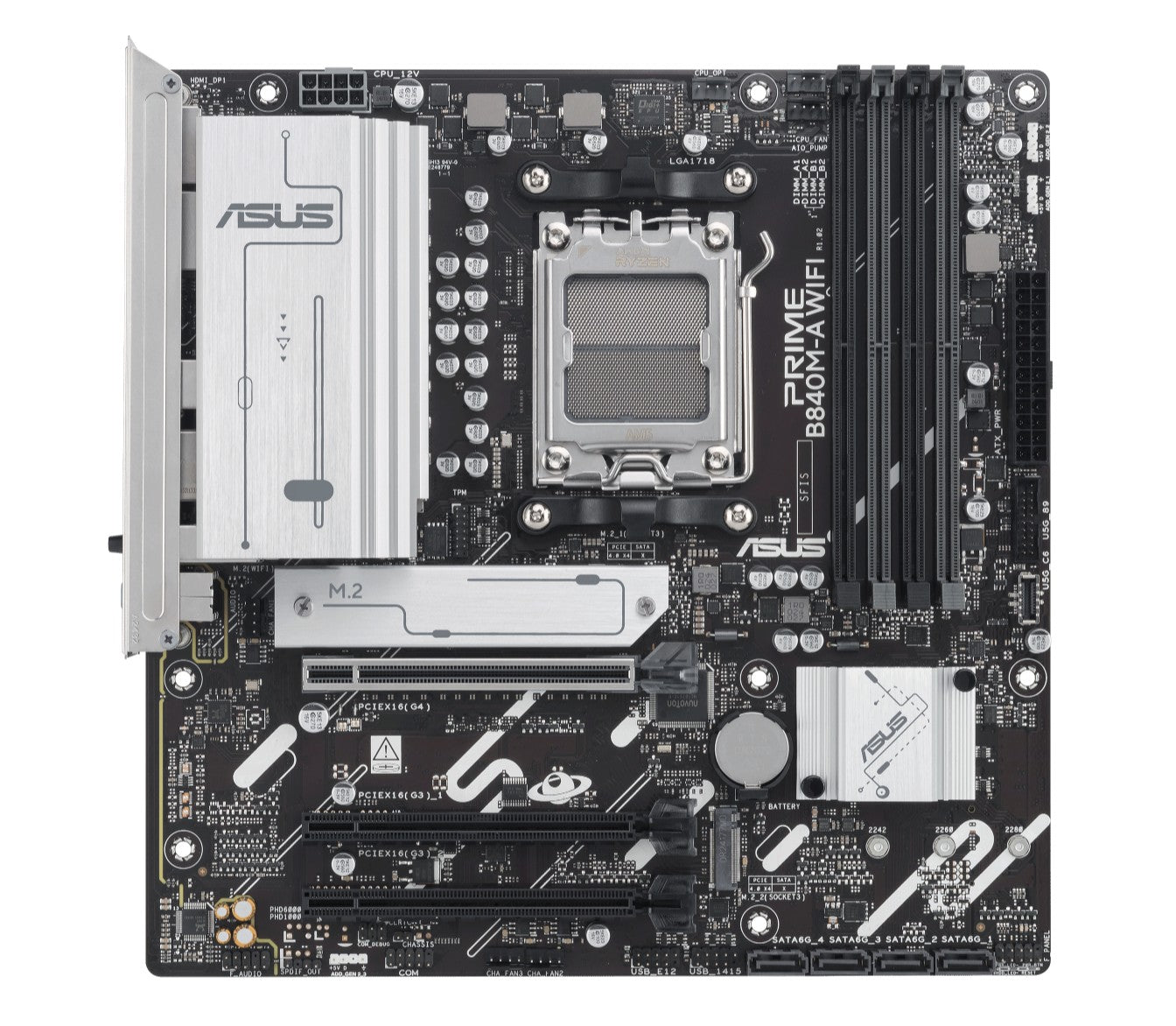ASUS PRIME B840M-A WIFI-CSM: Ryzen 9000 Ready, AI PC Motherboard ASUS