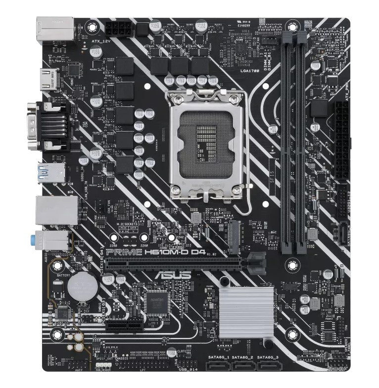 ASUS H610 Micro-ATX Motherboard LGA 1700 DDR4 for 12th Gen Intel ASUS