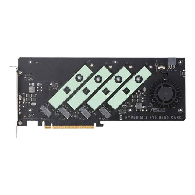 ASUS Hyper M.2 x16 Gen5 Card | Quad NVMe PCIe 5.0 SSD Adapter ASUS