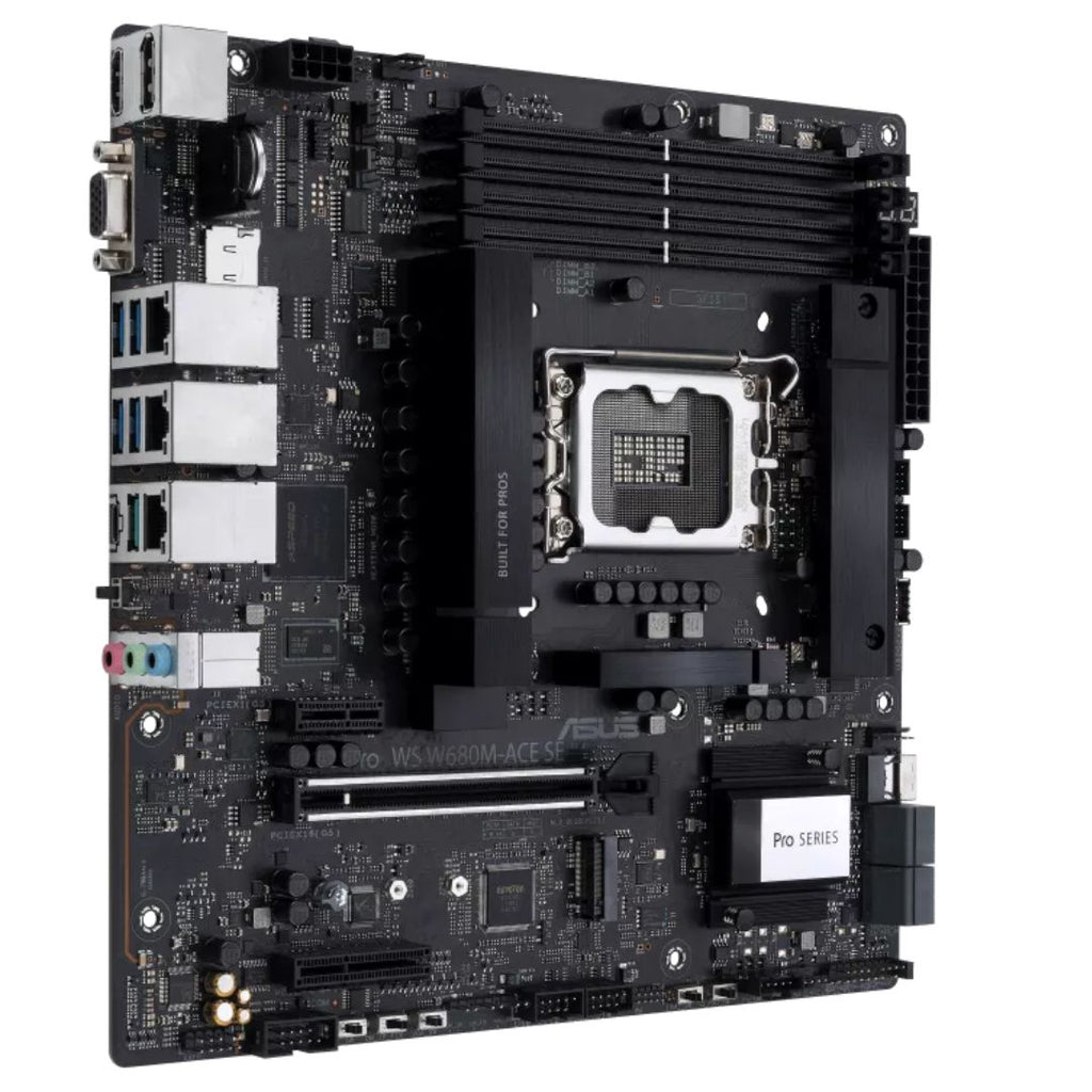 Intel W680 LGA 1700 Micro-ATX Motherboard with BMC & PCIe 5.0 DDR5 ASUS