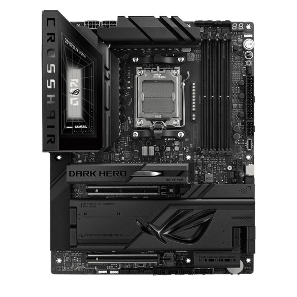 ASUS AMD ROG CROSSHAIR X870E DARK HERO (AM5) ATX Motherboard, AM5, DDR5 256GB, PCIe 5.0, 5x M.2, Wi - ROG CROSSHAIR X870E DAR