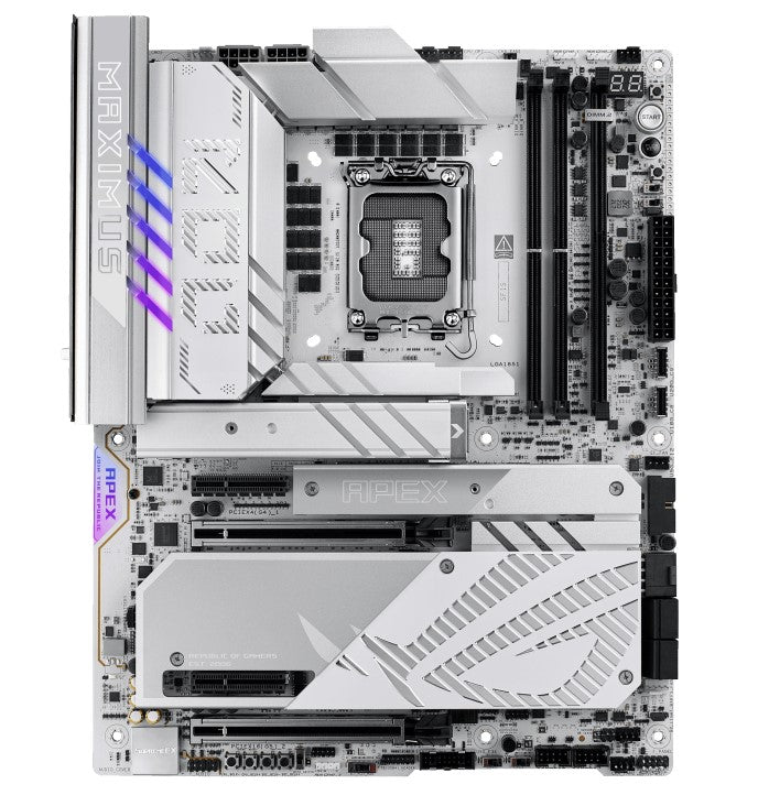 ASUS ROG MAXIMUS Z890 APEX LGA1851 ATX Motherboard 96GB, 2x DDR5, 2 x PCIe 5.0 x16 slots, 6 x M.2 slots, 4 x SATA 6Gb/s ASUS