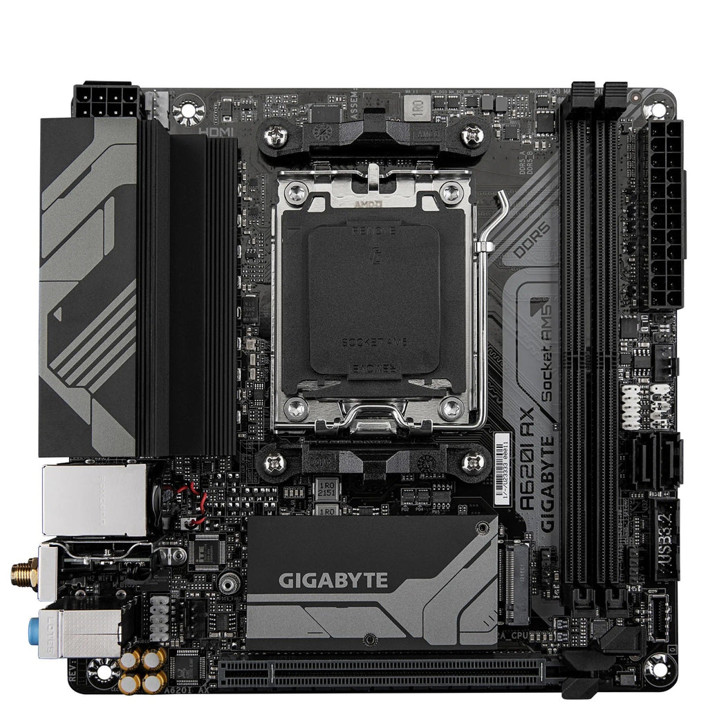 Gigabyte A620I AX AM5 Mini-ITX Motherboard for Ryzen 7000/8000/9000 Gigabyte