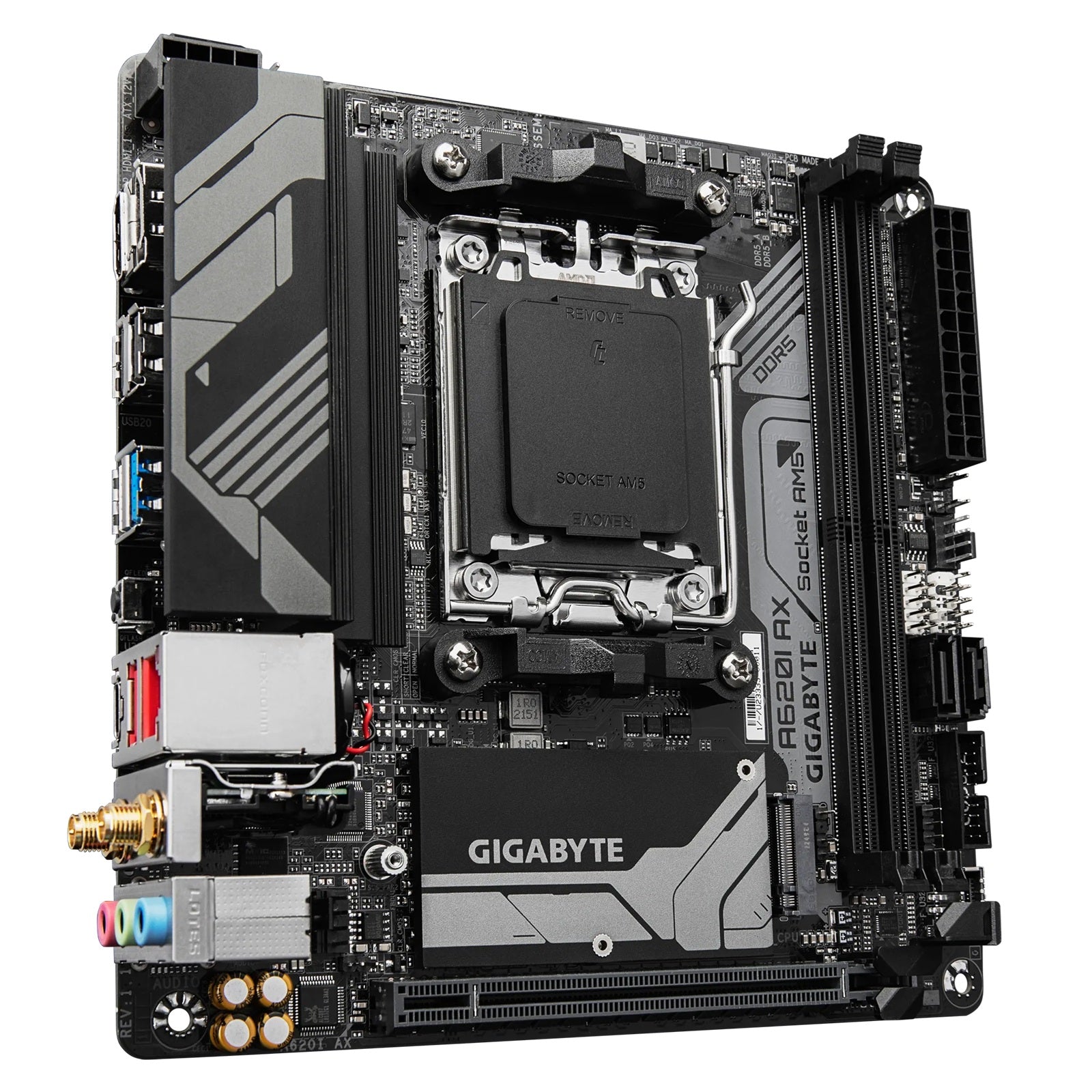 Gigabyte A620I AX AM5 Mini-ITX Motherboard for Ryzen 7000/8000/9000 Gigabyte