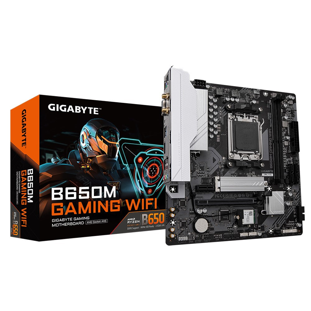 Gigabyte B650M GAMING WIFI AM5 Motherboard - Ryzen 7000/8000 Ready Gigabyte
