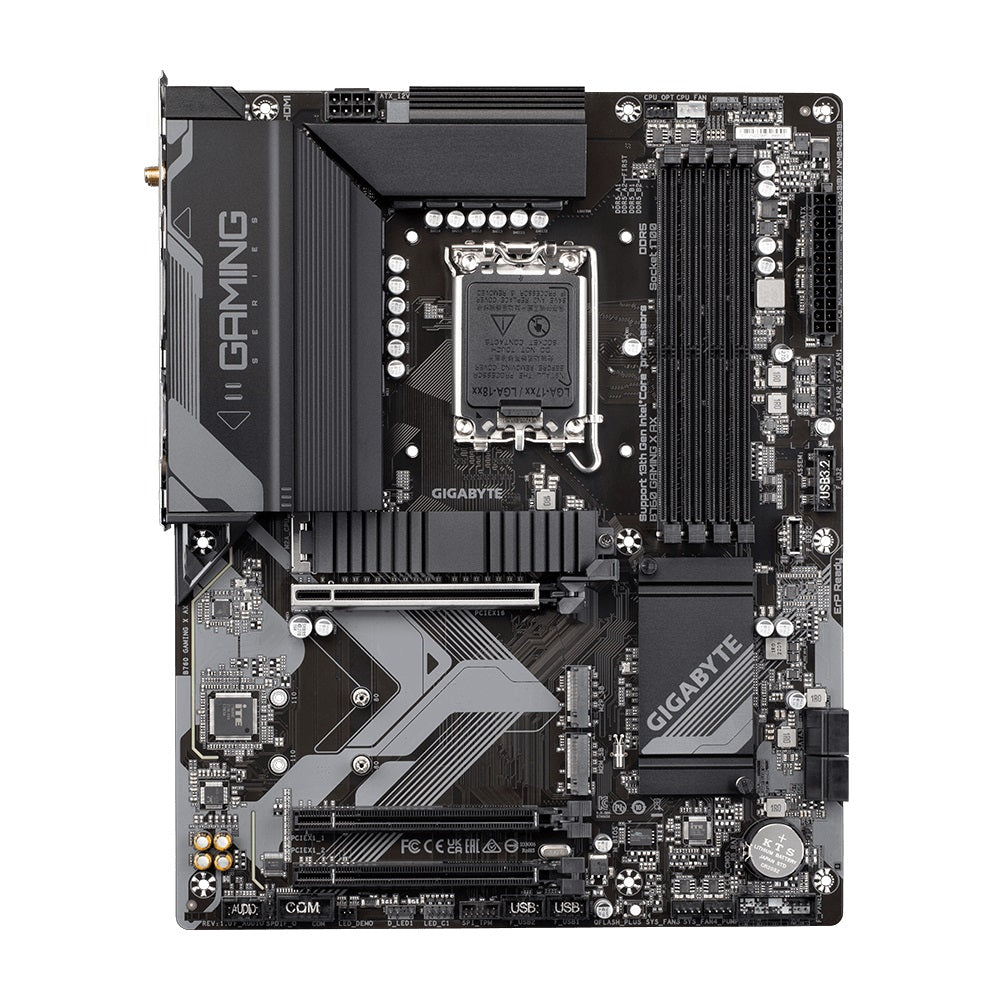 Gigabyte B760 Gaming X AX ATX Motherboard - Intel LGA 1700, DDR5, Wi-Fi 6E Gigabyte