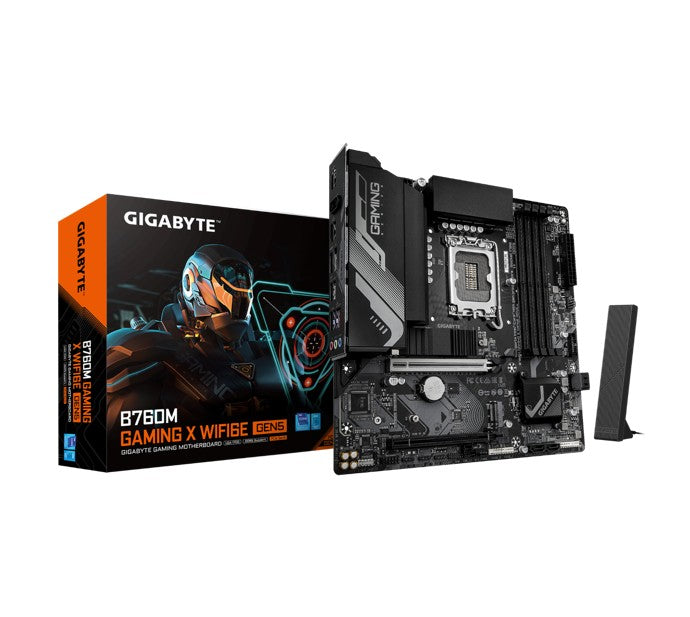 Gigabyte B760M GAMING X WIFI6E GEN5 m-ATX Motherboard LGA 1700 Gigabyte