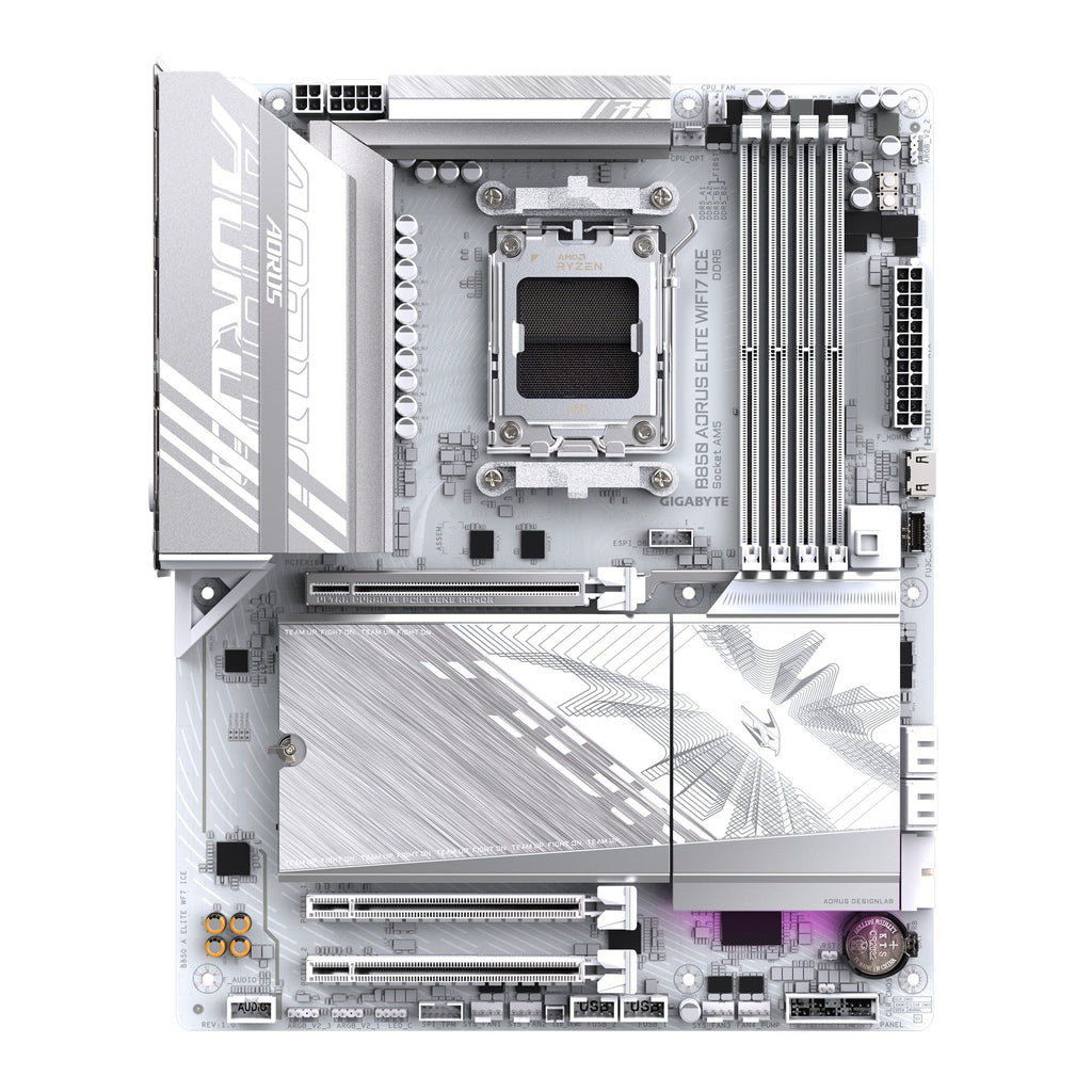 GIGABYTE B850 A ELITE WF7 ICE AM5 Motherboard for Ryzen, DDR5, Wi-Fi 7 Gigabyte