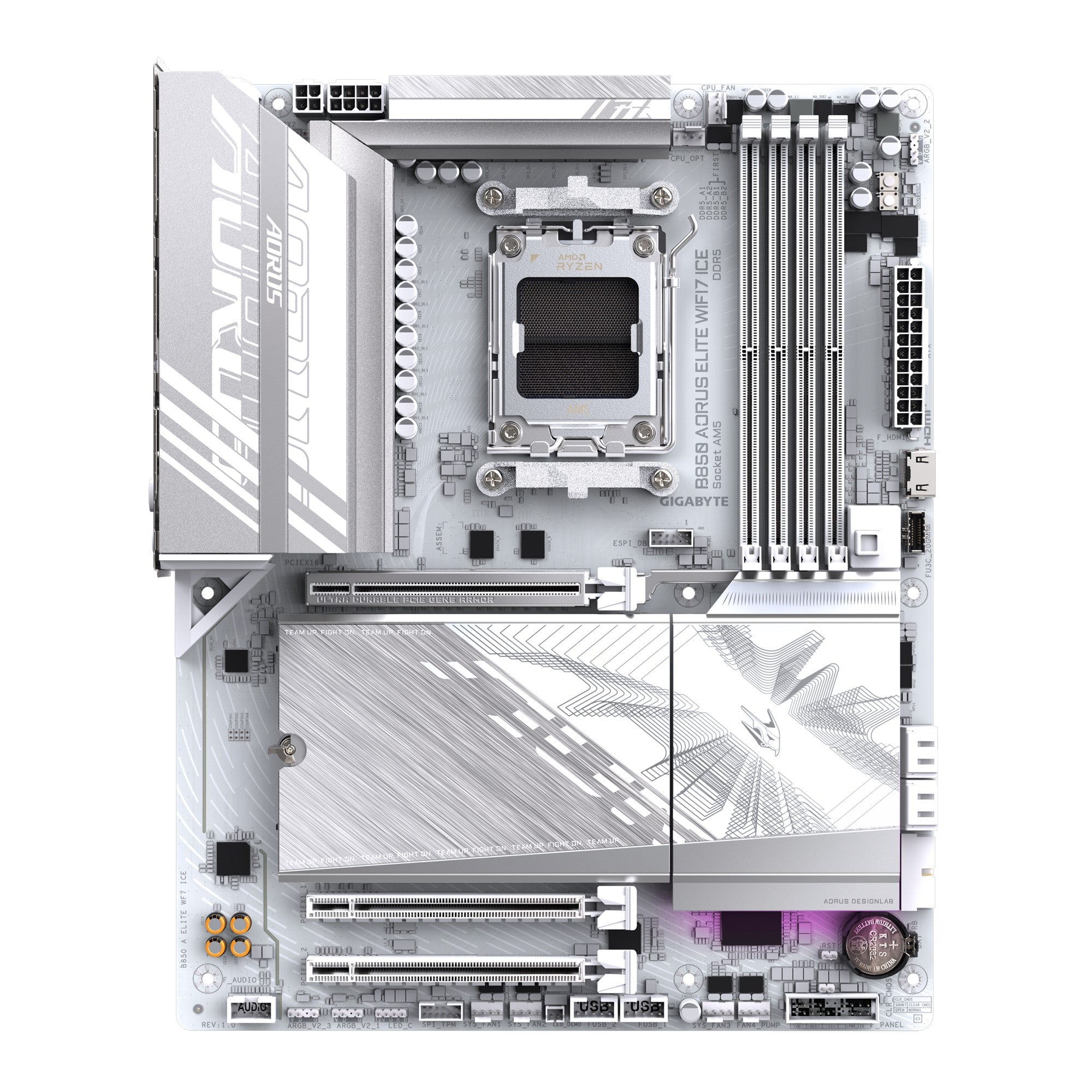 GIGABYTE B850 A ELITE WF7 ICE AM5 Motherboard for Ryzen, DDR5, Wi-Fi 7 Gigabyte