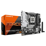 Gigabyte B850M FORCE WIFI6E V2, AMD AM5, 2 x DDR5 up to 128 GB, 1 x HDMI, 2 x PCI Express x16, 3 x M - B850M FORCE WF6E V2