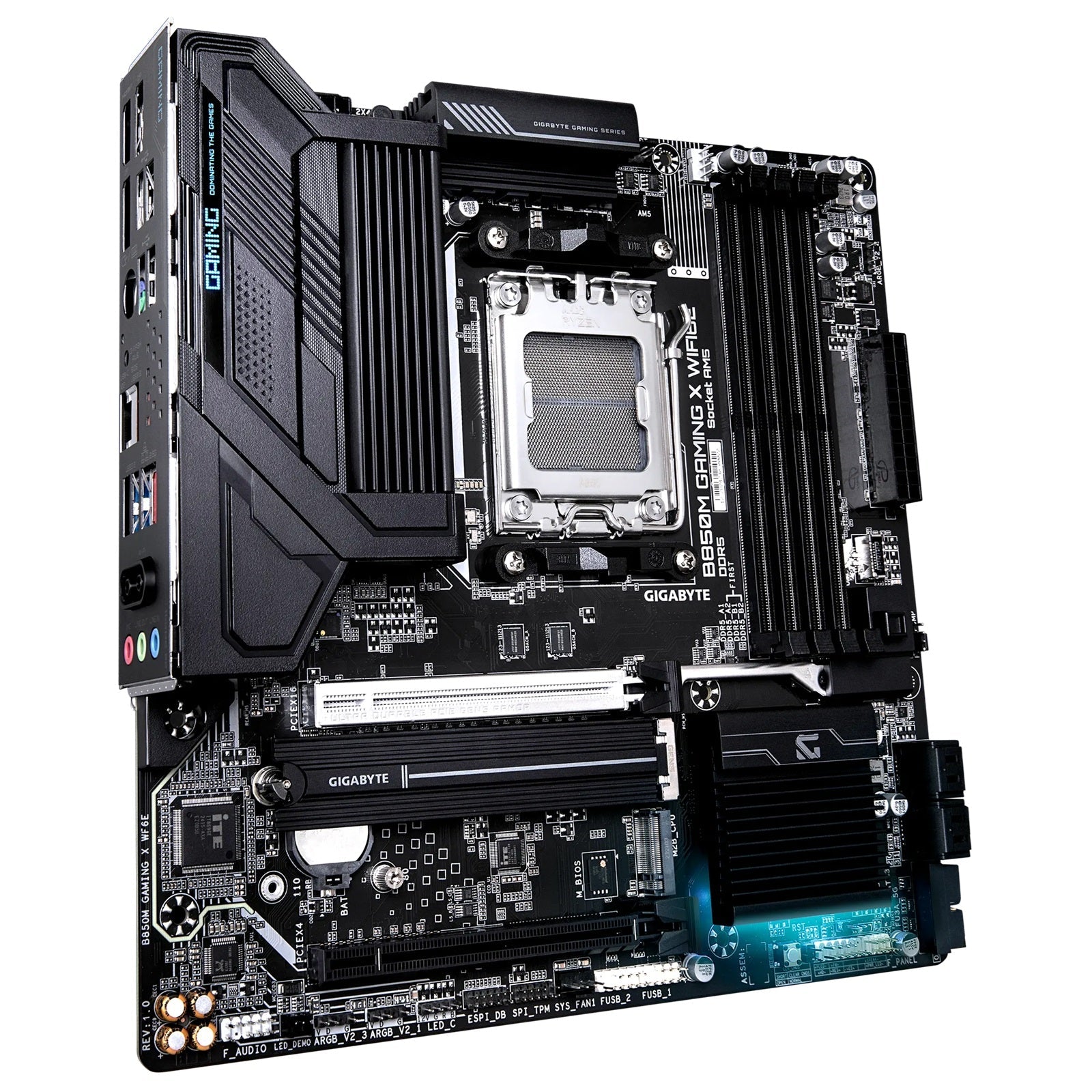 Gigabyte B850M GAMING X WF6E AMD AM5 DDR5 Wi-Fi 6E Gaming Micro-ATX Board Gigabyte