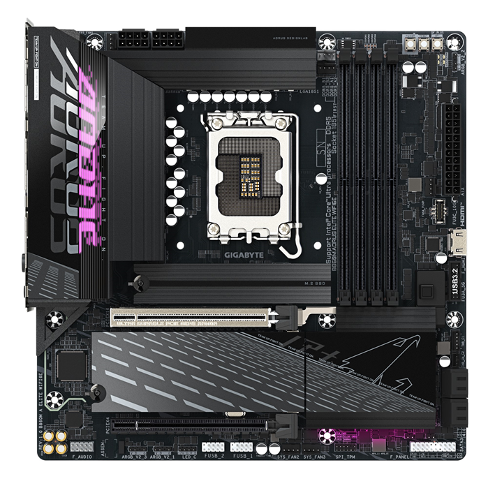 Gigabyte B860M A ELITE WIFI6E DDR5 Motherboard - Intel LGA1851 Gigabyte