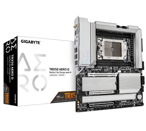 Gigabyte TRX50 AERO D AMD Ryzen Threadripper Motherboard Wi-Fi 7 PCIe 5.0 Gigabyte
