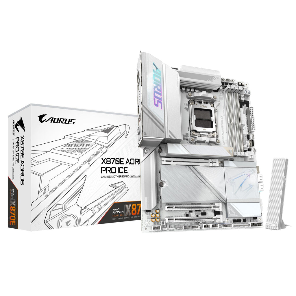 Gigabyte X870E AORUS PRO ICE AMD AM5 ATX Motherboard Gigabyte
