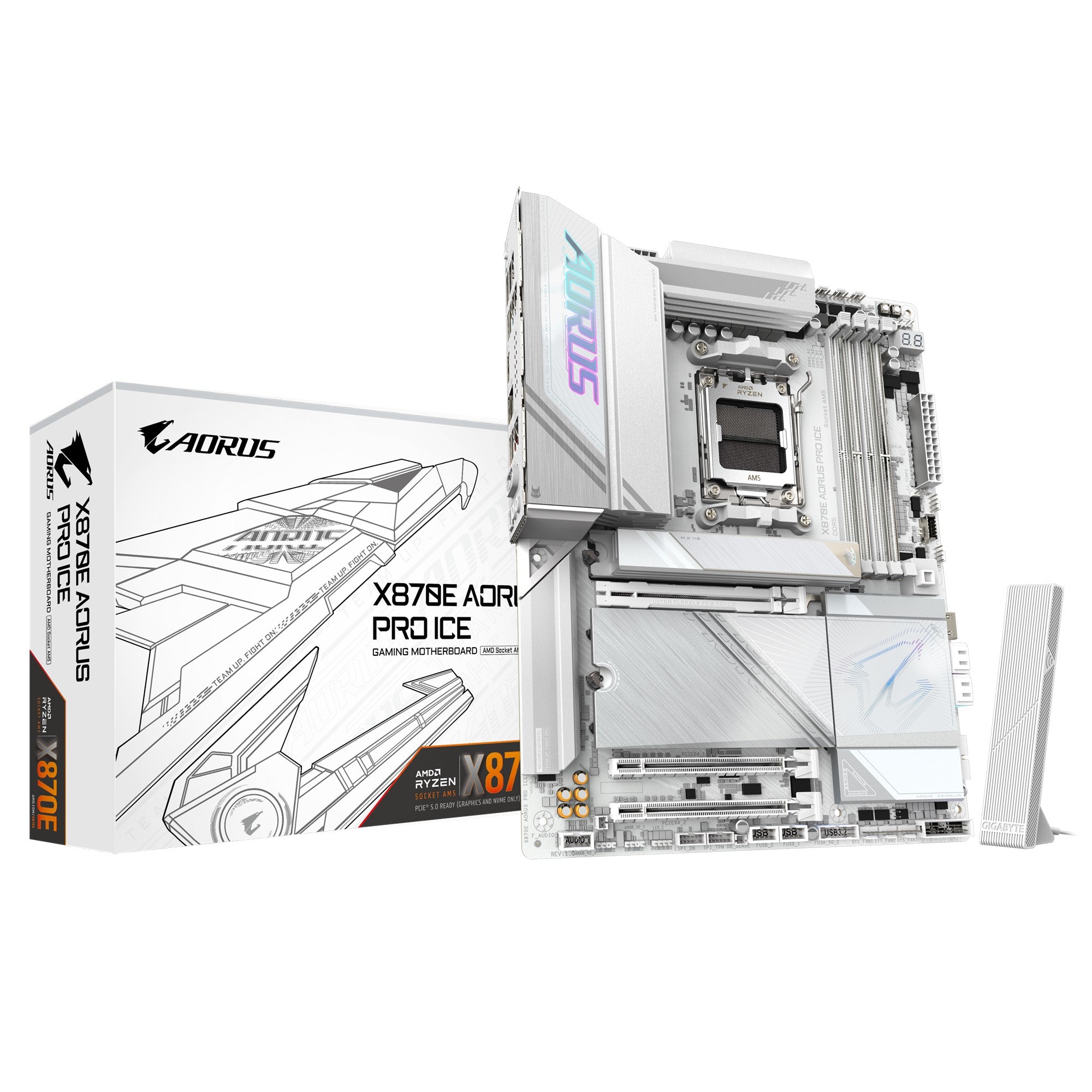 Gigabyte X870E AORUS PRO ICE AMD AM5 ATX Motherboard Gigabyte