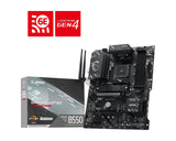 MSI B550 GAMING WIFI6E, AMD B550, AM4, Ryzen 5000/3000, DDR4 128GB, PCIe 4.0, 2x M.2, Wi-Fi 6E, 1Gb LAN, USB 1