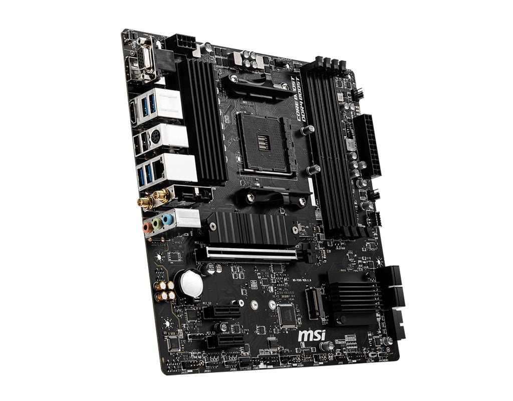 MSI B550M PRO-VDH WIFI Motherboard for AMD Ryzen AM4 CPUs - Wi-Fi Ready MSI