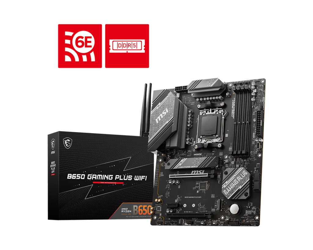 MSI MPG B650 Gaming Plus WiFi AMD AM5 ATX Motherboard MSI