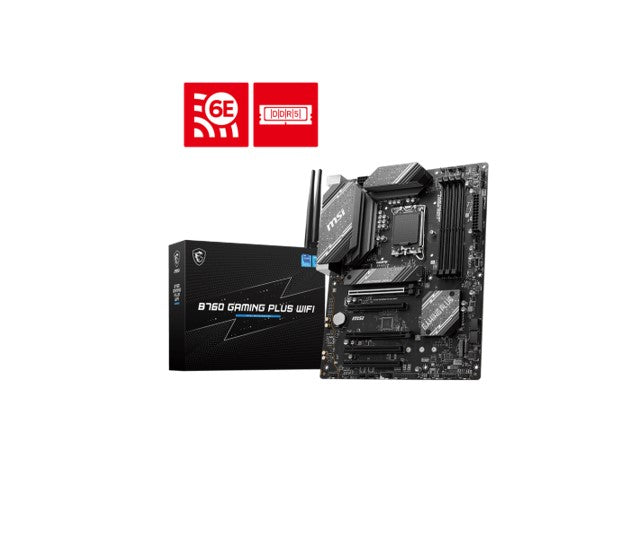 MSI B760 GAMING PLUS WIFI ATX Motherboard | Intel 12th/13th Gen Ready MSI