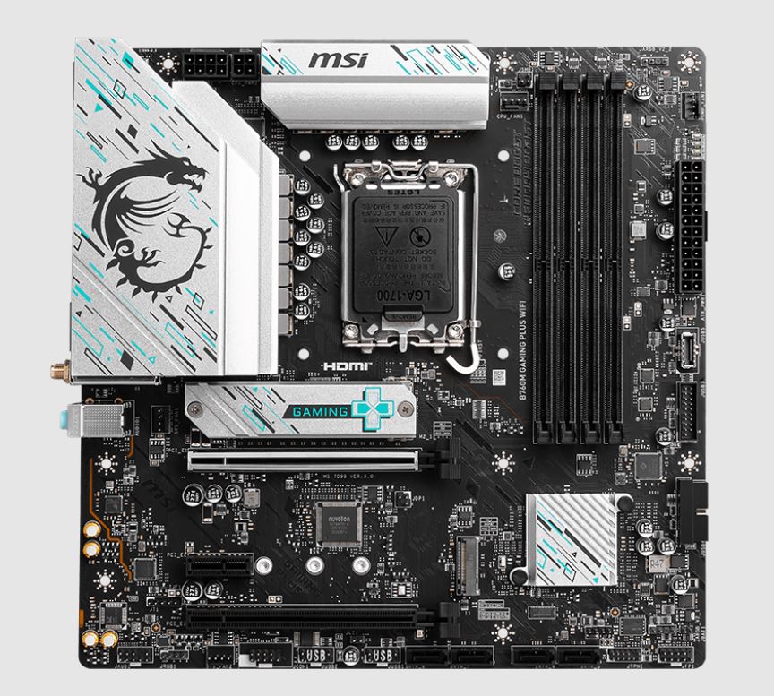MSI B760M GAMING PLUS WIFI ATX Motherboard for Intel 12th/13th Gen MSI