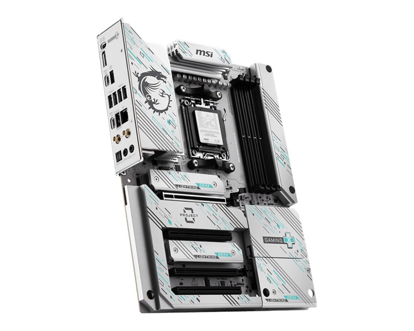 MSI B850 GAMING PLUS WIFI PZ AM5 Motherboard: Ryzen, DDR5, Wi-Fi 7 MSI