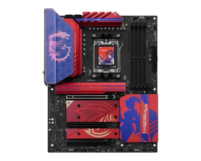MSI B850 MLG EDITION AM5 Motherboard - Ryzen 9000 Ready, DDR5, PCIe 5.0, Wi-Fi 7 MSI