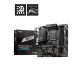 MSI PRO B760M-A WIFI DDR4 mATX Motherboard, 4x DDR4~128GB, 2x PCI-E x 16, 1x PCI-E x 1, 2x M.2, 4x SATA, 4x US