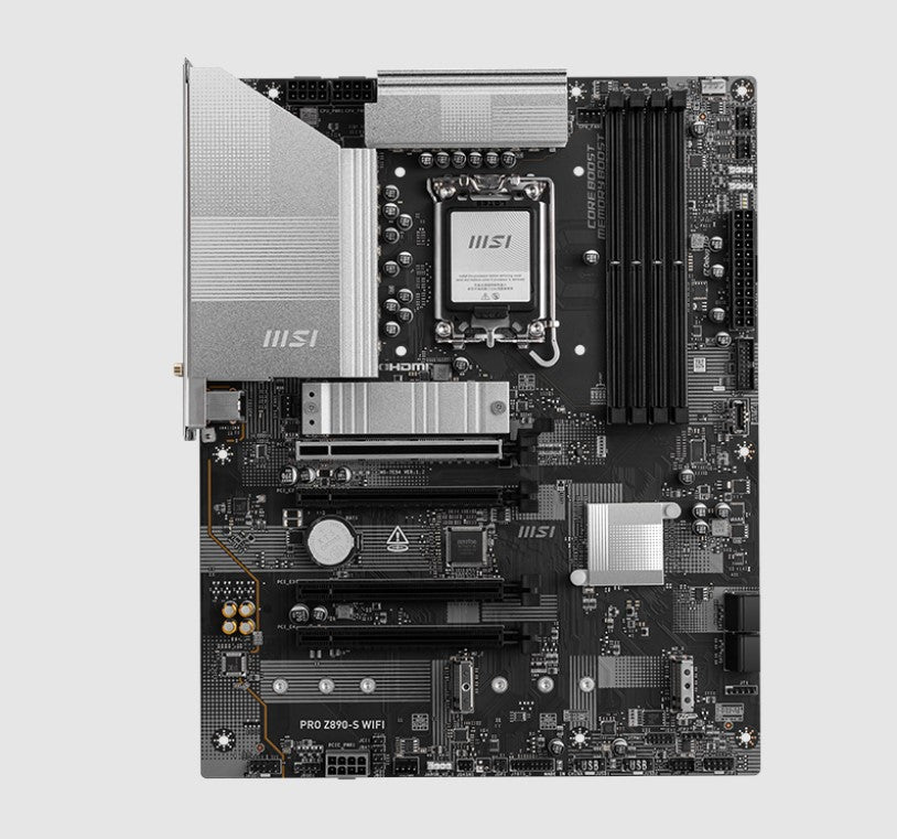 MSI PRO Z890-S WiFi Motherboard: Intel Z890, DDR5, PCIe 5.0, Wi-Fi 7 MSI