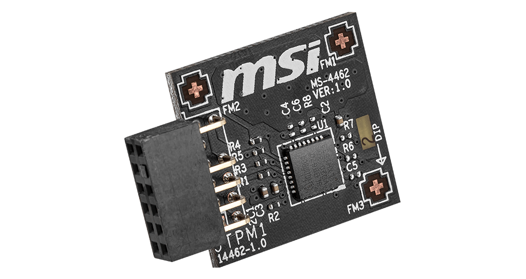 MSI TPM 2.0 Module (MS-4462) for PC Security | Intel 400/AMD 500 MSI