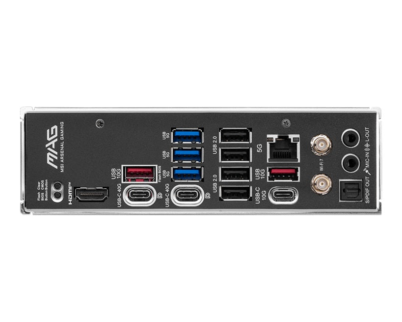 MSI MAG X870 TOMAHAWK WIFI AMD AM5 Motherboard - Ryzen Ready, Wi-Fi 7 MSI