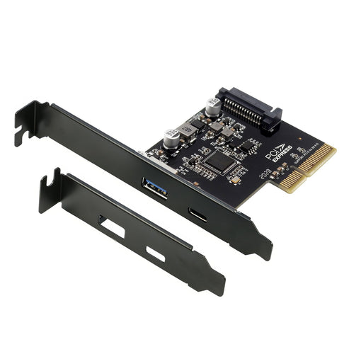 Simplecom (LS)Simplecom PCIe x4 to 2-Port USB 3.2 Gen II 10Gbps USB-C and USB-A Expansion Card - Simplecom EC312V2