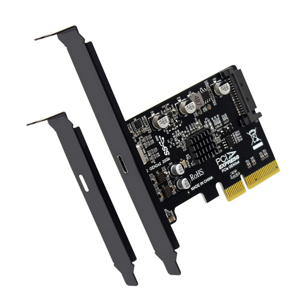 Simplecom EC318v2 PCIe USB-C 20Gbps Expansion Card for PC Simplecom