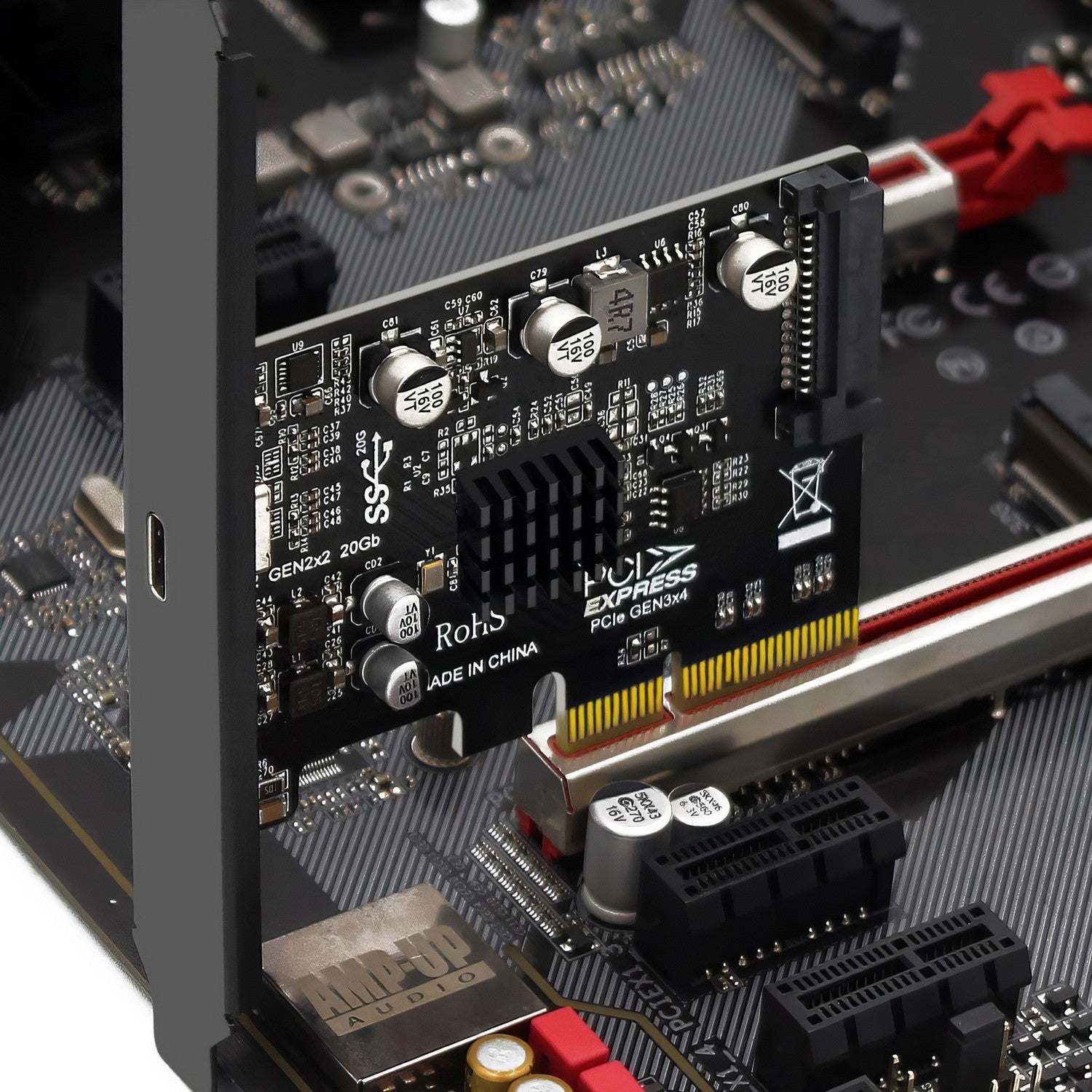 Simplecom EC318v2 PCIe USB-C 20Gbps Expansion Card for PC