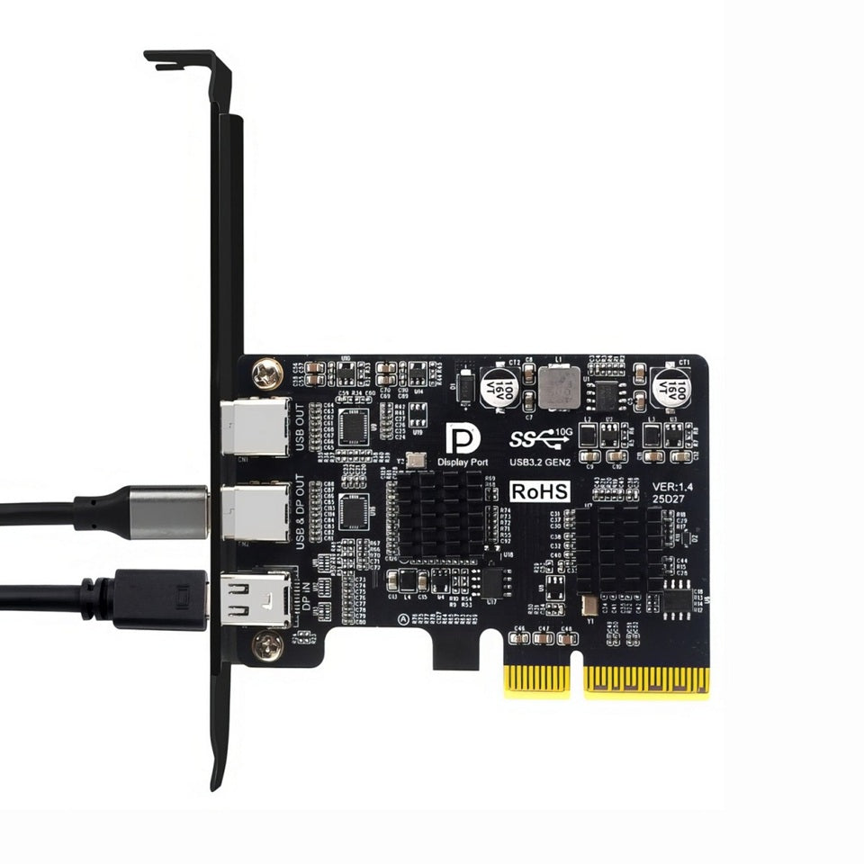 Simplecom EC365 PCIe USB-C Card - 10Gbps, 4K Video & DP Alt Mode