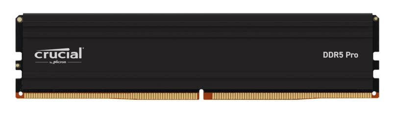 Micron (Crucial) Crucial Pro 16GB (1x16GB) DDR5 UDIMM 6400MHz CL38 Black Heat Spreader Support Intel XMP AMD R