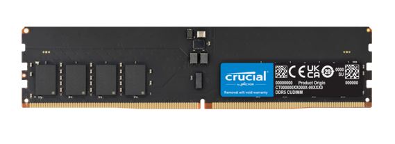 Crucial 64GB DDR5 CUDIMM 6400MHz Desktop RAM for Intel Core Ultra AI PCs