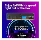 Crucial 64GB DDR5 CUDIMM 6400MHz Desktop RAM for Intel Core Ultra AI PCs