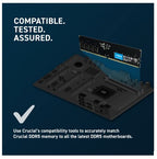 Crucial 8GB DDR5 5600MHz Desktop PC Memory | UDIMM CL46