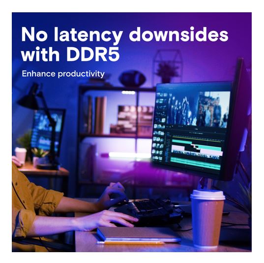 Crucial 128GB DDR5 5600MHz CL46 Desktop Memory Kit